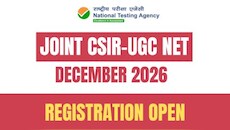 Joint CSIR UGC NET 2026: दिसंबर परीक्षा के लिए रजिस्ट्रेशन शुरू, csirnet.nta.ac.in पर करें अप्लाई