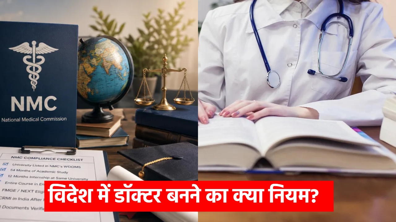 Foreign MBBS Big Update: सिर्फ डिग्री से नहीं चलेगा काम, भारत में डॉक्टर बनने के लिए NMC की नई शर्त लागू! Foreign MBBS Big Update: सिर्फ डिग्री से नहीं चलेगा काम, भारत में डॉक्टर बनने के लिए NMC की नई शर्त लागू!