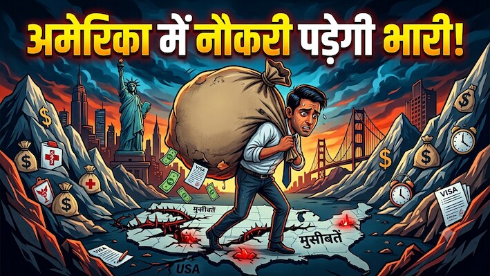 अमेरिका में नौकरी पड़ेगी भारीः विदेशी छात्रों को चुकाने होंगे करीब ₹68 लाख, भारतीयों पर पड़ेगा सबसे ज्यादा असर