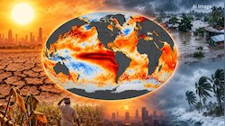 लाल रंग में रंगी पूरी धरती... मंडराने लगा बड़ा खतरा! सुपर अल नीनो ने तोड़े सारे रिकॉर्ड, 2027 तक दिखेगा असर
