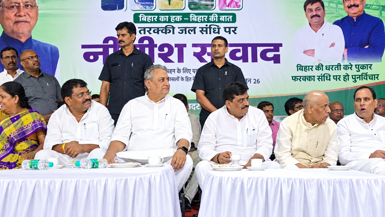 बिहार के हिस्से का पानी बांग्लादेश जा रहा: फरक्का जल संधि पर फिर भड़की जेडीयू, डिप्टी सीएम ने कही ये बात बिहार के हिस्से का पानी बांग्लादेश जा रहा: फरक्का जल संधि पर फिर भड़की जेडीयू, डिप्टी सीएम ने कही ये बात