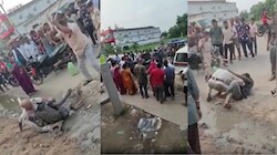 समस्तीपुर में डायल-112 पुलिस टीम से हाथापाई: हिरासत में लिए गए युवक को लाठी से पीटता दिखा 'सादे कपड़ों' वाला शख्स