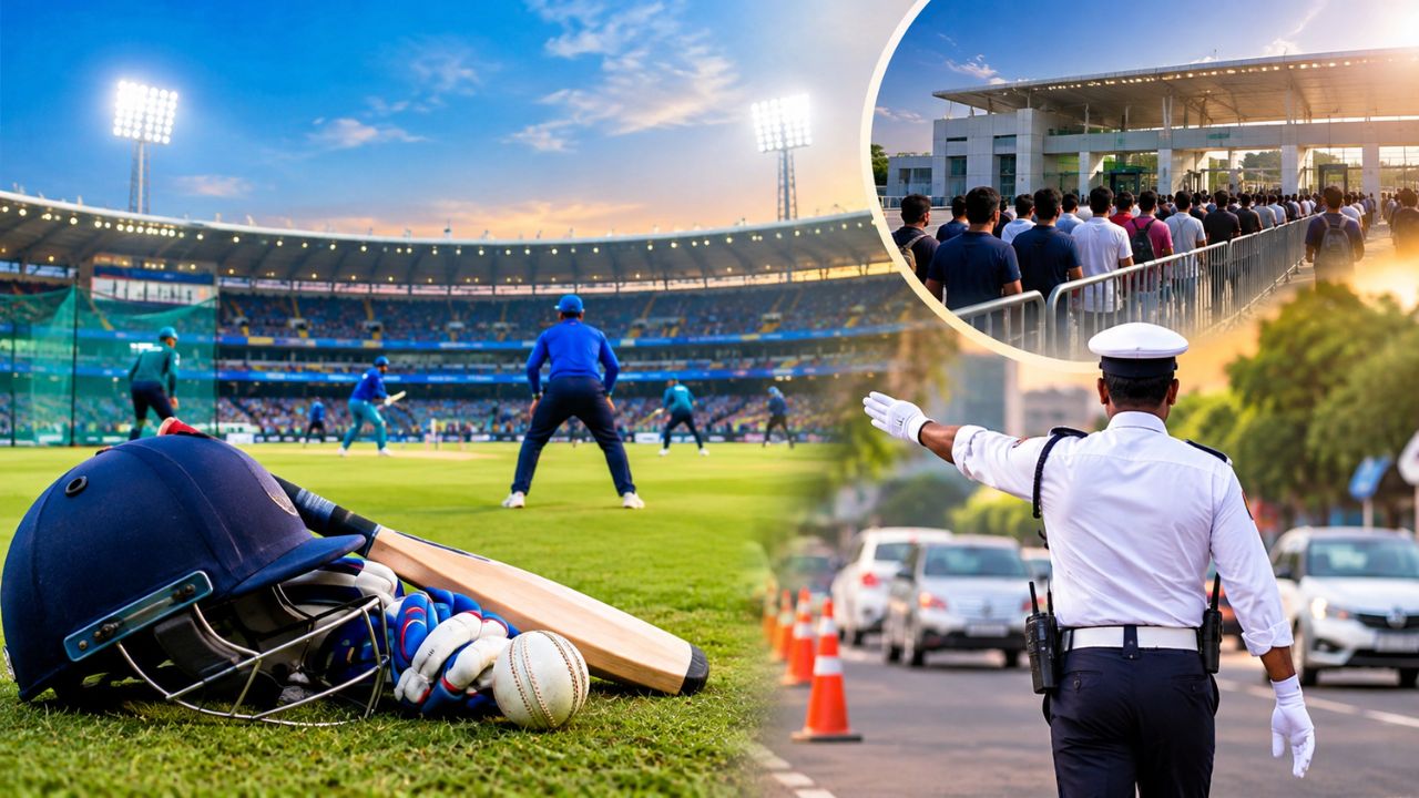 IND vs WI 2nd T20: रांची में आज क्रिकेट का होगा रोमांच, शाम 3 बजे से मिलेगी स्टेडियम में एंट्री, निकलने से पहले जान लें ट्रैफिक एडवाइजरी IND vs WI 2nd T20: रांची में आज क्रिकेट का होगा रोमांच, शाम 3 बजे से मिलेगी स्टेडियम में एंट्री, निकलने से पहले जान लें ट्रैफिक एडवाइजरी