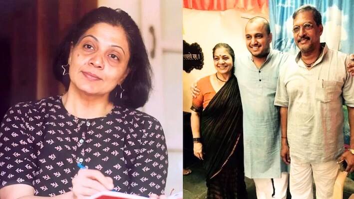 पति की अर्थी को दिया कंधा: नाना पाटेकर के निधन से टूटी पत्नी नीलकांती, सिर्फ 3 शब्दों में बयां किया दर्द; 35 साल से रह रहे थे अलग