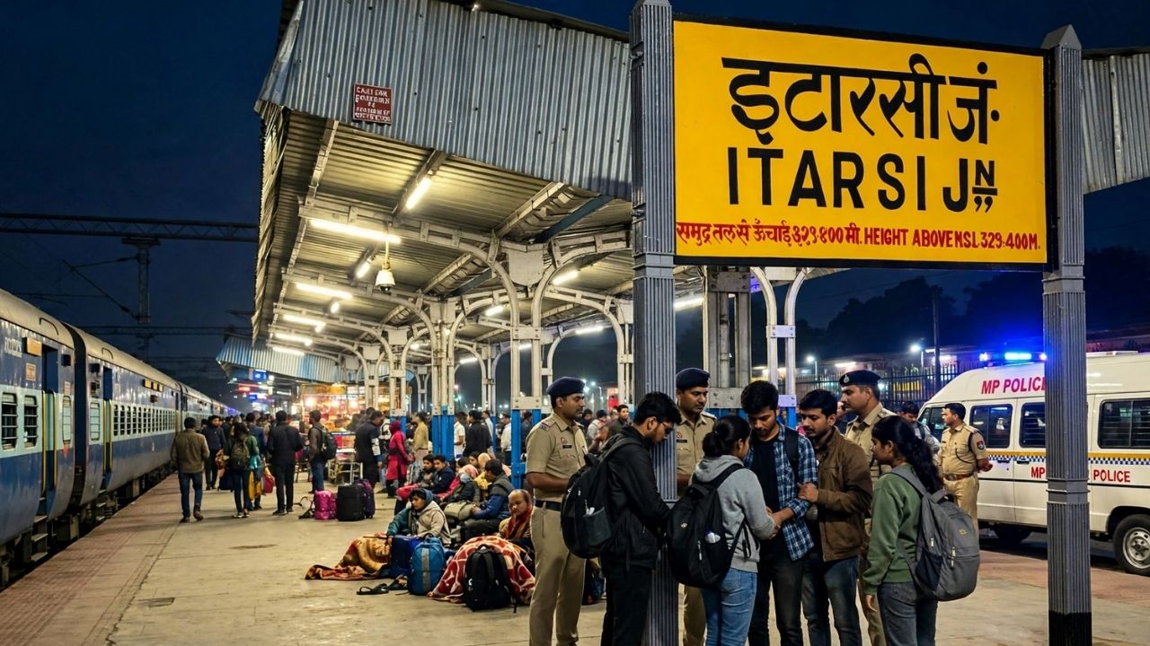 इटारसी जंक्शन पर ट्रेन में हंगामा: जंतर-मंतर पर प्रोटेस्ट में शामिल होने जा रहे 15 लोग हिरासत में इटारसी जंक्शन पर ट्रेन में हंगामा: जंतर-मंतर पर प्रोटेस्ट में शामिल होने जा रहे 15 लोग हिरासत में
