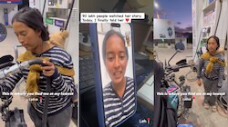 पीठ पर बांधा बच्चा, हाथों में काम की जिम्मेदारी: लद्दाख के पेट्रोल पंप पर काम करती मां ने जीता दिल; लोग बोले- 'मॉडर्न डे झांसी की रानी'