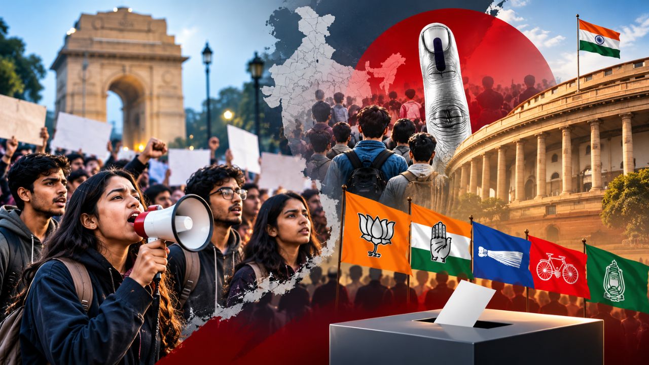 दिल्ली का 2027 कनेक्शन: क्यों राजनीतिक पार्टियों के लिए अहम हो गई Gen-Z; कैसे हो रही है युवाओं को साधने की तैयारी? दिल्ली का 2027 कनेक्शन: क्यों राजनीतिक पार्टियों के लिए अहम हो गई Gen-Z; कैसे हो रही है युवाओं को साधने की तैयारी?