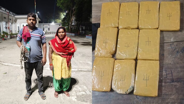 मुजफ्फरपुर में 5.14 करोड़ की चरस जब्त: रक्सौल में DRI और STF की छापेमारी, महिला समेत 2 तस्कर गिरफ्तार