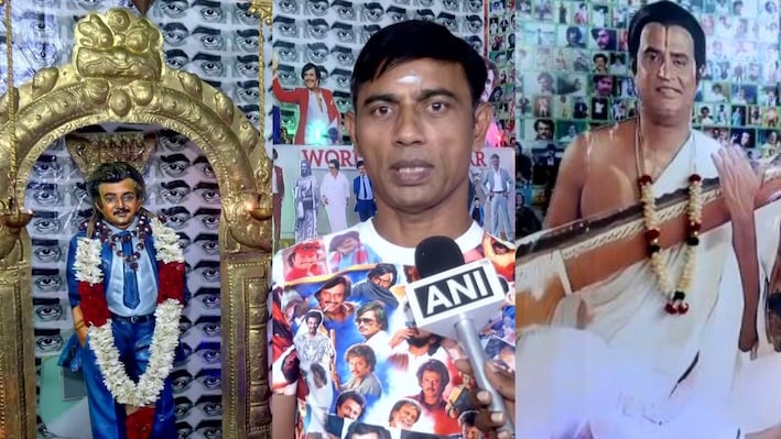 'हमारे कुलदेवता हैं रजनीकांत...': नवरात्रि पर जब फैन ने अपने मंदिर में सजाया थलाइवर का ऐसा दरबार, देखकर पूरी दुनिया हैरान