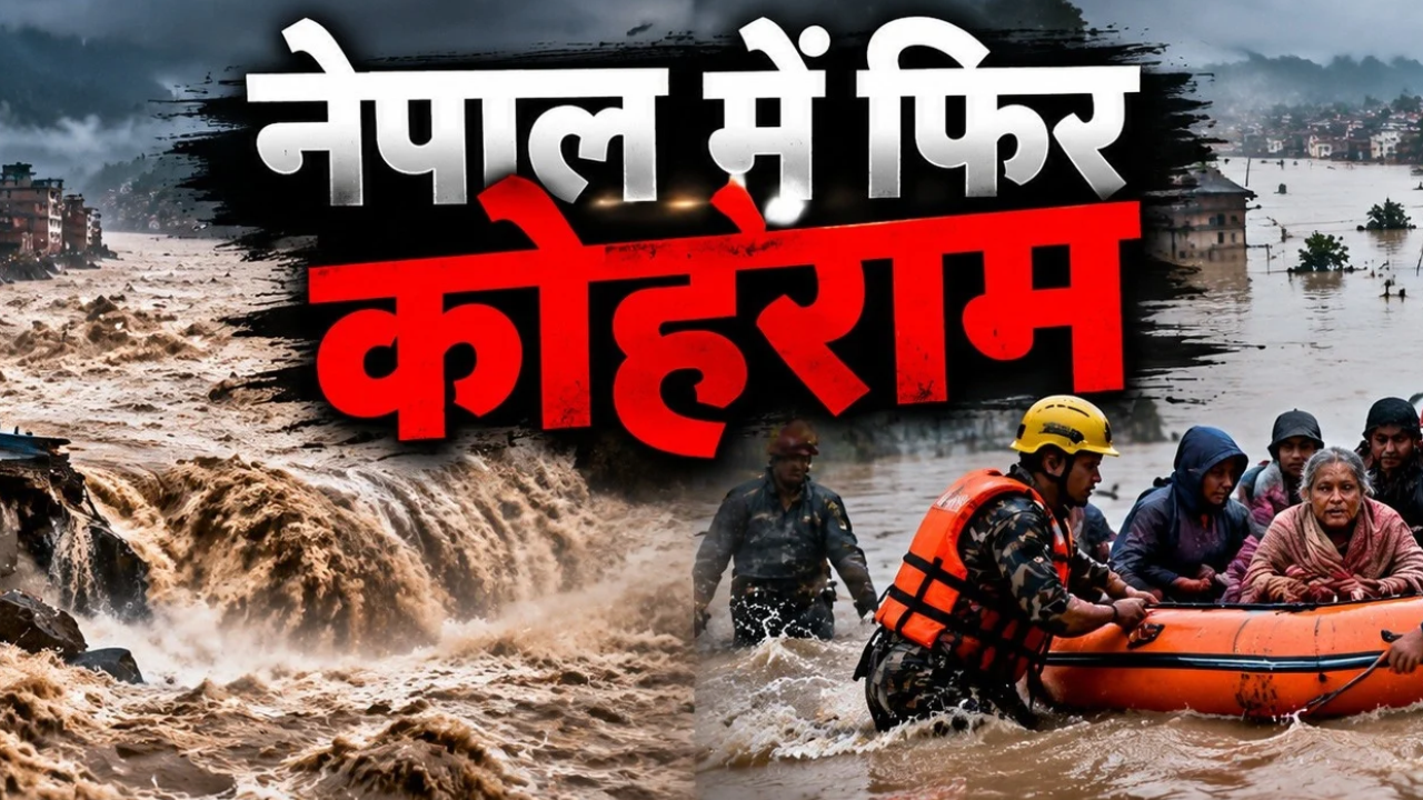 नेपाल में फिर तबाही: मौत की तरह बहती आई बाढ़, इमारतें-पुल सब बहा ले गई नदी; घर छोड़कर भागे लोग नेपाल में फिर तबाही: मौत की तरह बहती आई बाढ़, इमारतें-पुल सब बहा ले गई नदी; घर छोड़कर भागे लोग