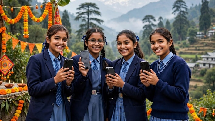 उत्तराखंड में धामी सरकार ने दिया नवरात्रि गिफ्ट! टॉप करने वाली बेटियों को मिले स्मार्टफोन
