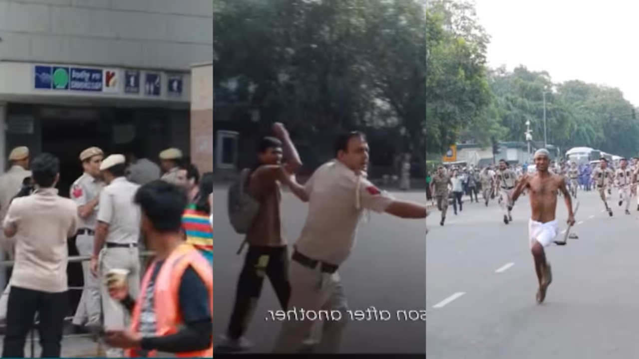 'अरे गांधी जी, कहां भाग रहे हैं:' धोती संभालकर दौड़े बापू, टॉयलेट में छिपे प्रदर्शनकारी; प्रोटेस्ट के वीडियो देख लोटपोट हुए लोग 'अरे गांधी जी, कहां भाग रहे हैं:' धोती संभालकर दौड़े बापू, टॉयलेट में छिपे प्रदर्शनकारी; प्रोटेस्ट के वीडियो देख लोटपोट हुए लोग