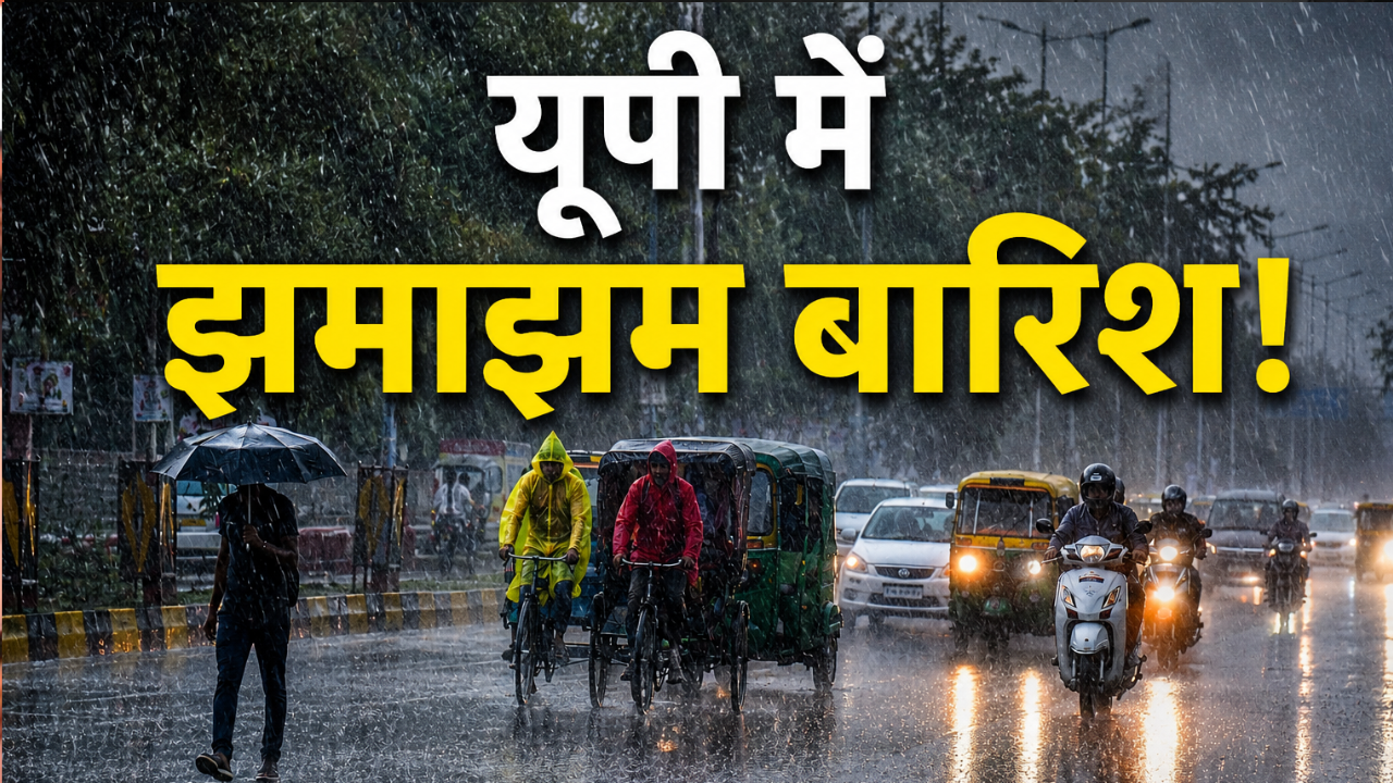 UP Weather Today: नोएडा-गाजियाबाद में आधी रात से बदला मौसम, झमाझम बरसात से गिरा तापमान, पश्चिमी यूपी में आंधी-बारिश-ओले का अलर्ट UP Weather Today: नोएडा-गाजियाबाद में आधी रात से बदला मौसम, झमाझम बरसात से गिरा तापमान, पश्चिमी यूपी में आंधी-बारिश-ओले का अलर्ट