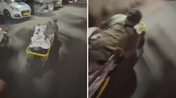 लापरवाही की हद! स्पीड ब्रेकर पर खुला एंबुलेंस का दरवाजा और नीचे जा गिरा मरीज, इस शहर में सामने आया बड़ा हादसा