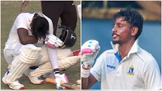 बेल के बाद खेल: यौन शोषण मामले में फंसे अभिषेक पोरेल ने ठोकी सेंचुरी, शतक बनाते ही मैदान पर गिरे और छलके आंसू