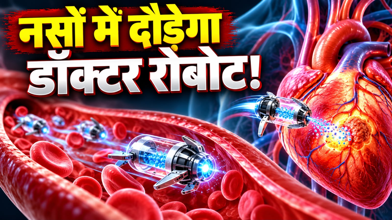 इंसानी शरीर में उतरेगा नन्हा रोबोट, दिल के अंदर जाकर बीमारी पर फोड़ेगा दवा का बम! कैंसर के इलाज में भी मचा सकता है खलबली इंसानी शरीर में उतरेगा नन्हा रोबोट, दिल के अंदर जाकर बीमारी पर फोड़ेगा दवा का बम! कैंसर के इलाज में भी मचा सकता है खलबली