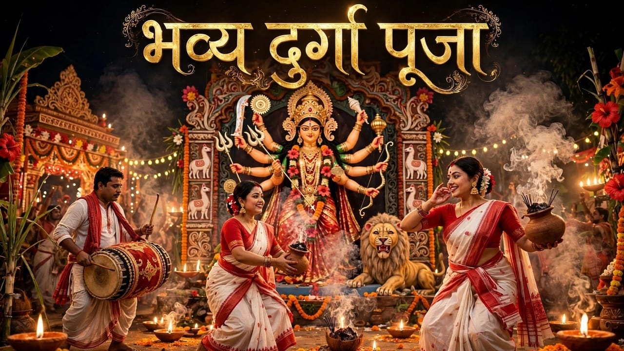 उलू-ध्वनि ही नहीं... बंगाली दुर्गा पूजा में जान फूंकती है ढाक की थाप और धुनुची नाच, ये है लय गति और सुगंध का अद्भुत मेल उलू-ध्वनि ही नहीं... बंगाली दुर्गा पूजा में जान फूंकती है ढाक की थाप और धुनुची नाच, ये है लय गति और सुगंध का अद्भुत मेल