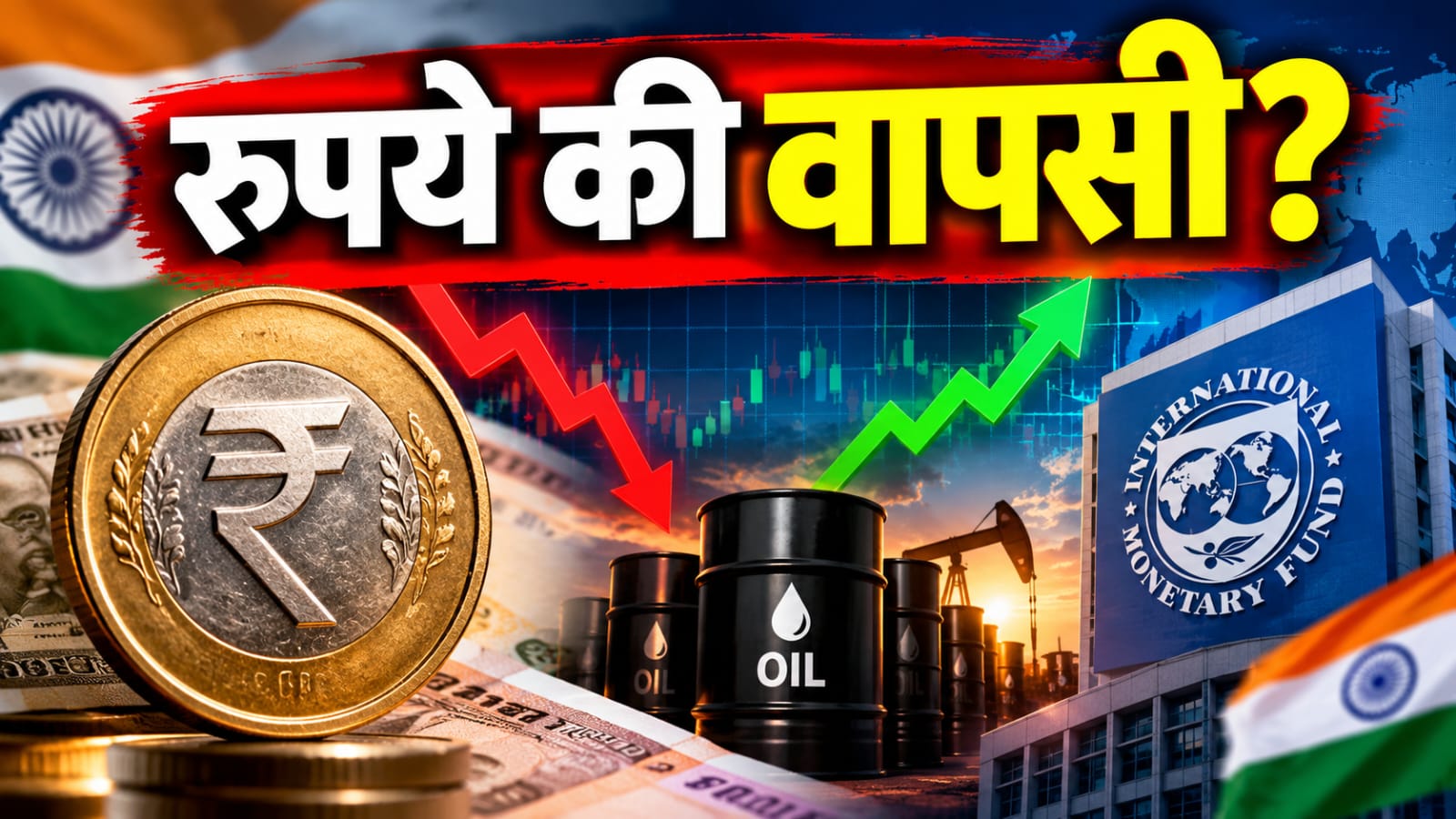 RBI के बाद IMF ने भी बढ़ाया GDP ग्रोथ का अनुमान, फिर भी क्यों पिट रहा रुपया? 2 दिन से दिखी मजबूती RBI के बाद IMF ने भी बढ़ाया GDP ग्रोथ का अनुमान, फिर भी क्यों पिट रहा रुपया? 2 दिन से दिखी मजबूती