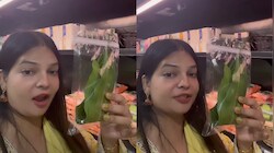 भारत में मुफ्त, अमेरिका में 550 रुपये: नवरात्रि की खरीदारी करने निकली भारतीय व्लॉगर, चार आम के पत्तों का दाम सुनकर रह गईं हैरान