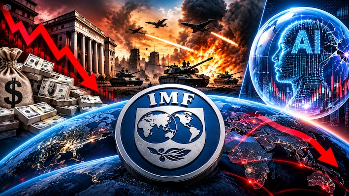 'कर्ज, जंग और AI का गुब्बारा...' IMF ने दुनिया की अर्थव्यवस्था के लिए जारी किया रेड अलर्ट, ये 3 जोखिम बन सकते हैं तबाही की वजह