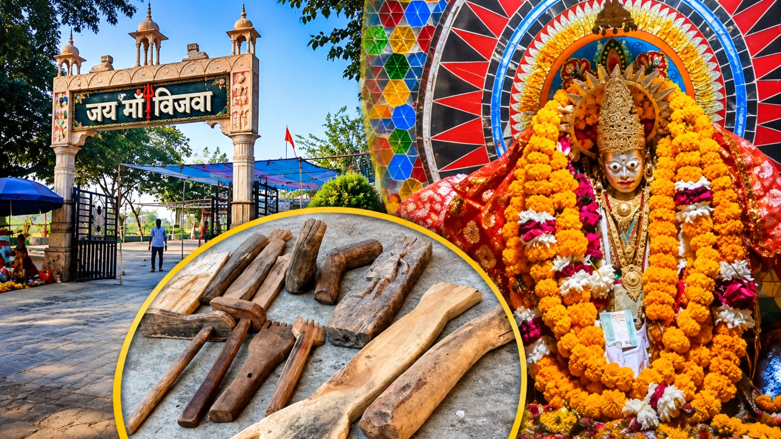 बांसवाड़ा का 300 साल पुराना अनोखा मंदिर: क्यों चढ़ाए जाते हैं लकड़ी के हाथ-पैर और पुतले? बांसवाड़ा का 300 साल पुराना अनोखा मंदिर: क्यों चढ़ाए जाते हैं लकड़ी के हाथ-पैर और पुतले?