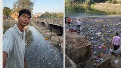 WATCH: 'बिट्टू तबाही' की 8 महीने की मेहनत पानी में! अजनार नदी का बुरा हाल देख छलका दर्द, फिर से शुरू की सफाई