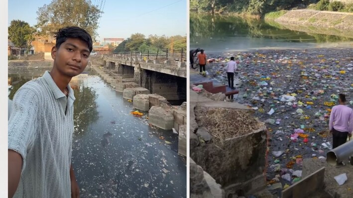 WATCH: 'बिट्टू तबाही' की 8 महीने की मेहनत पानी में! अजनार नदी का बुरा हाल देख छलका दर्द, फिर से शुरू की सफाई