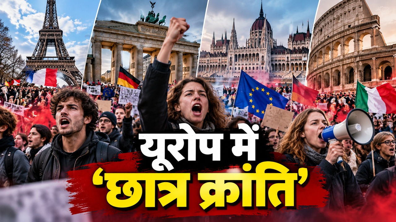 अल्बानिया में कोहराम, इटली-ग्रीस में त्राहिमाम: छात्र आंदोलन की चिंगारी में झुलसे यूरोप के ये देश, कहां क्या हैं मांगें? अल्बानिया में कोहराम, इटली-ग्रीस में त्राहिमाम: छात्र आंदोलन की चिंगारी में झुलसे यूरोप के ये देश, कहां क्या हैं मांगें?