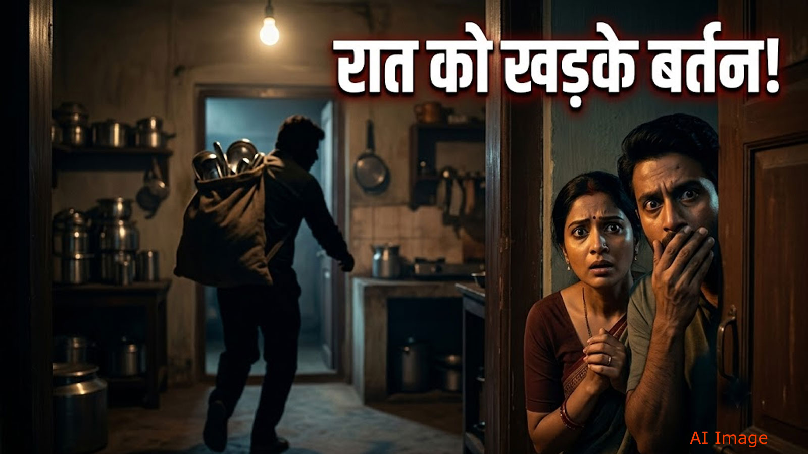 'रात को बर्तन खड़के, तो खुली नींद': आधी रात को चोर को रंगे हाथों पकड़ने पहुंचे दंपती, फिर क्या हुआ? 'रात को बर्तन खड़के, तो खुली नींद': आधी रात को चोर को रंगे हाथों पकड़ने पहुंचे दंपती, फिर क्या हुआ?