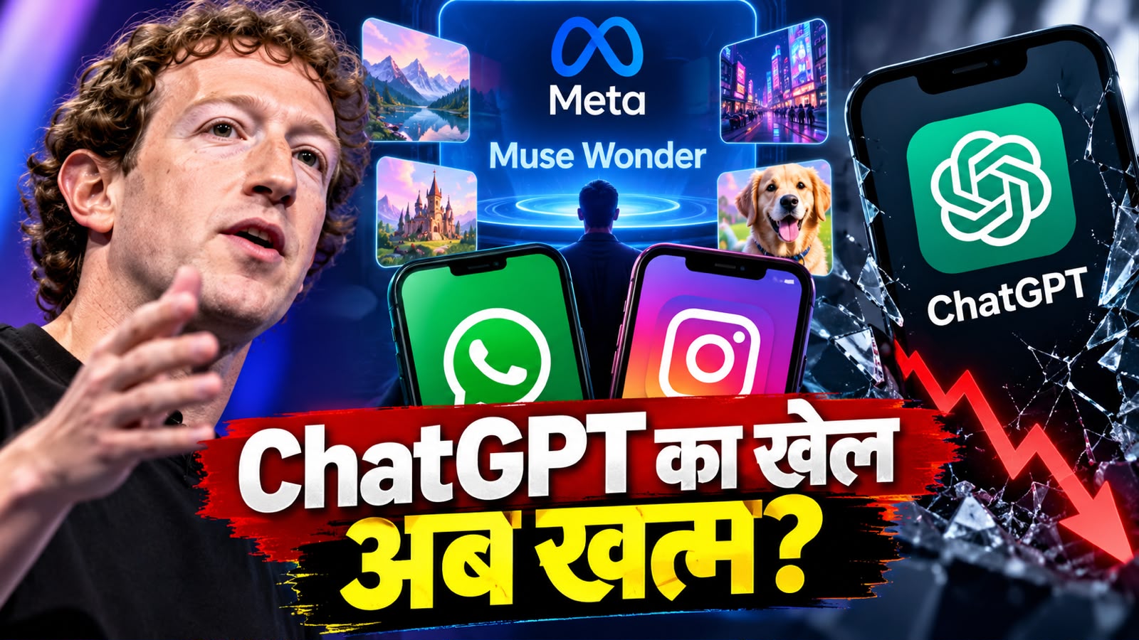 जुकरबर्ग का अरबों डॉलर का दांव! Muse Wonder से क्या बदल जाएगा आपका WhatsApp और Instagram? जुकरबर्ग का अरबों डॉलर का दांव! Muse Wonder से क्या बदल जाएगा आपका WhatsApp और Instagram?