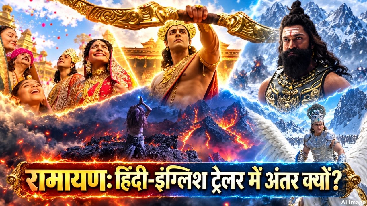 श्रीराम vs रावण: क्यों अलग-अलग है हिंदी और इंग्लिश Ramayana ट्रेलर? वो 5 प्वाइंट्स, जिसे आपने नोटिस भी नहीं किया होगा श्रीराम vs रावण: क्यों अलग-अलग है हिंदी और इंग्लिश Ramayana ट्रेलर? वो 5 प्वाइंट्स, जिसे आपने नोटिस भी नहीं किया होगा