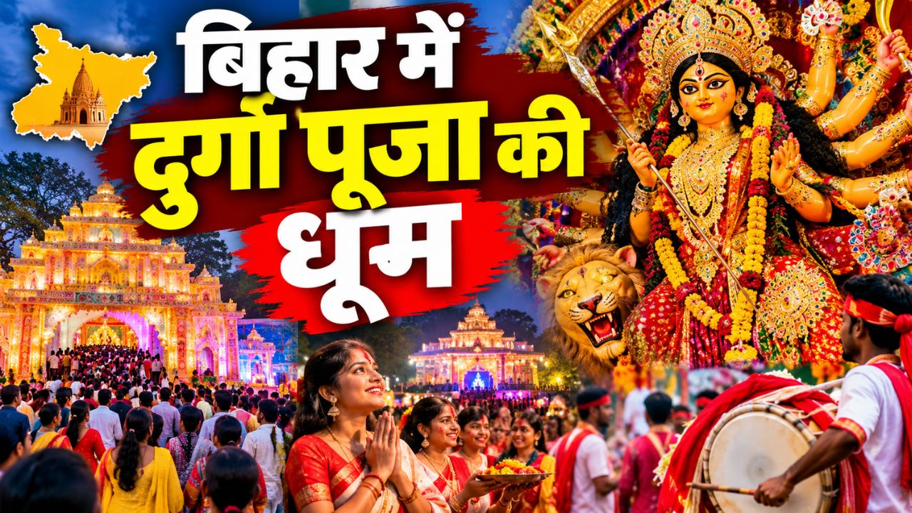 बिहार में दुर्गा पूजा की धूम: राजधानी पटना से सीतामढ़ी तक भक्तिमय हुआ माहौल, सुरक्षा को लेकर प्रशासन भी अलर्ट बिहार में दुर्गा पूजा की धूम: राजधानी पटना से सीतामढ़ी तक भक्तिमय हुआ माहौल, सुरक्षा को लेकर प्रशासन भी अलर्ट