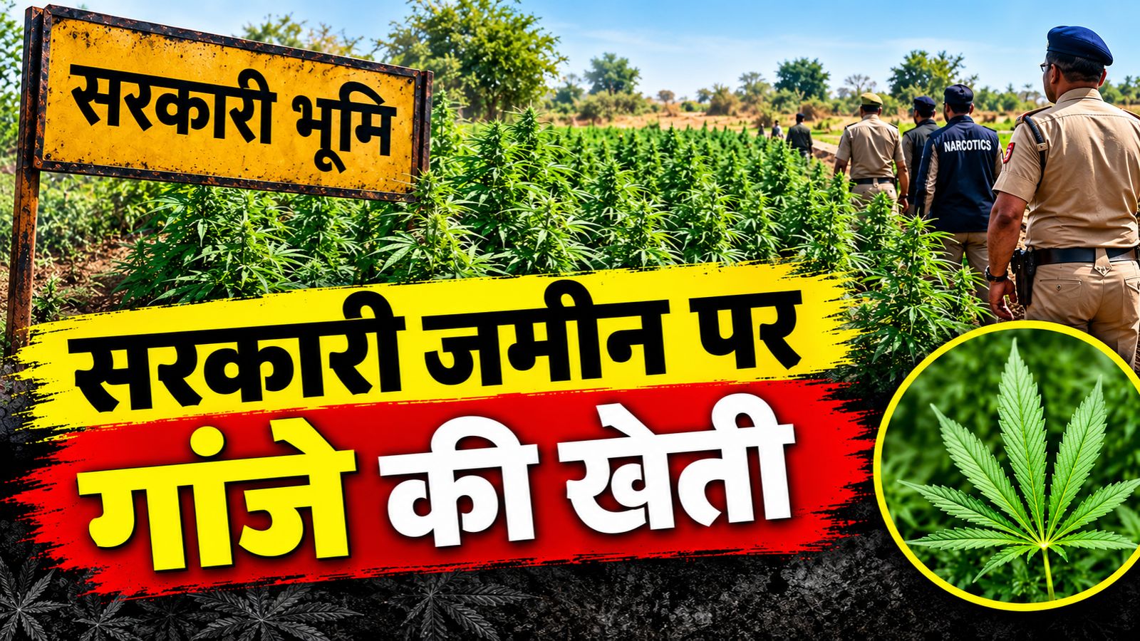 राजस्थान में सरकारी जमीन पर गांजे की खेती: 49,172 पौधे जब्त, कीमत 73 करोड़ रुपये बताई राजस्थान में सरकारी जमीन पर गांजे की खेती: 49,172 पौधे जब्त, कीमत 73 करोड़ रुपये बताई