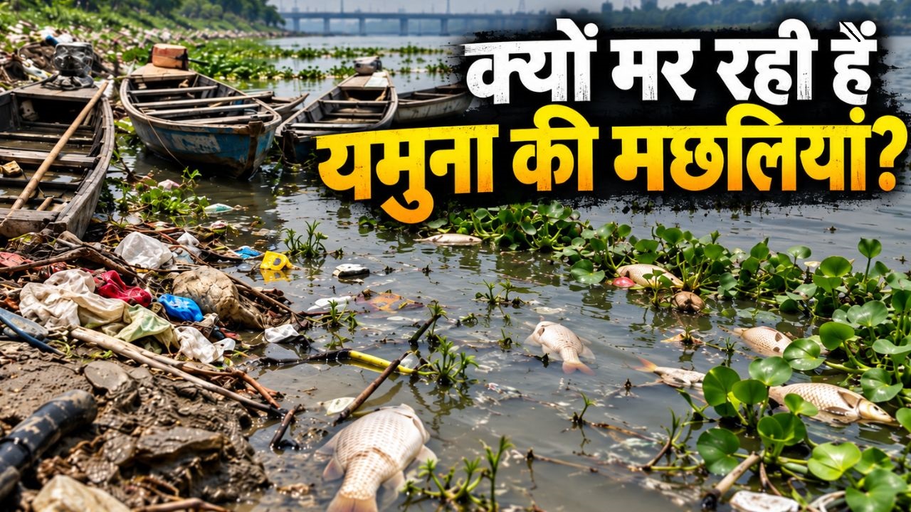 मछलियों का कब्रिस्तान बना यमुना का पानी? दिल्ली का प्रदूषण या कुछ और बात मछलियों का कब्रिस्तान बना यमुना का पानी? दिल्ली का प्रदूषण या कुछ और बात