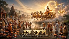 तुला सं​क्रांति पर इतने मिनट का होगा पुण्य-महा पुण्य काल, स्नान-दान के लिए जान लें शुभ मुहूर्त और उपाय