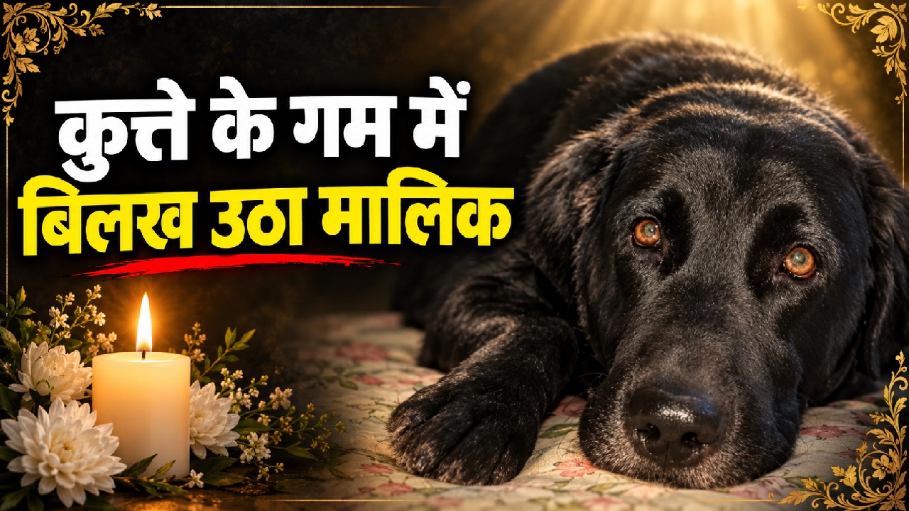बेजुबान से बेइंतहा मोहब्बत: पालतू कुत्ते की मौत पर छपवाए शोक संदेश के कार्ड, मालिक ने इंसानों की तरह निभाई अंतिम रस्म! बेजुबान से बेइंतहा मोहब्बत: पालतू कुत्ते की मौत पर छपवाए शोक संदेश के कार्ड, मालिक ने इंसानों की तरह निभाई अंतिम रस्म!