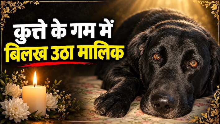 बेजुबान से बेइंतहा मोहब्बत: पालतू कुत्ते की मौत पर छपवाए शोक संदेश के कार्ड, मालिक ने इंसानों की तरह निभाई अंतिम रस्म!