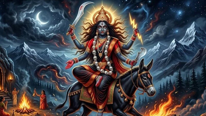 Navratri 7th day Devi: नवरात्र के सातवे दिन मां कालरात्रि की करें आरती, ये मंत्र, चालीसा, कथा भी पढ़ें