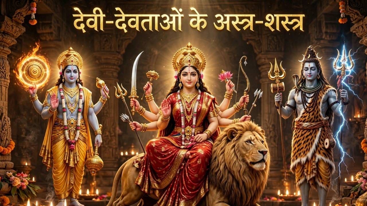 त्रिशूल से लेकर वज्र तक: ये हैं 10 देवी-देवताओं के शक्तिशाली शस्त्र, जानिए क्या है इनके पीछे का गहरा रहस्य! त्रिशूल से लेकर वज्र तक: ये हैं 10 देवी-देवताओं के शक्तिशाली शस्त्र, जानिए क्या है इनके पीछे का गहरा रहस्य!