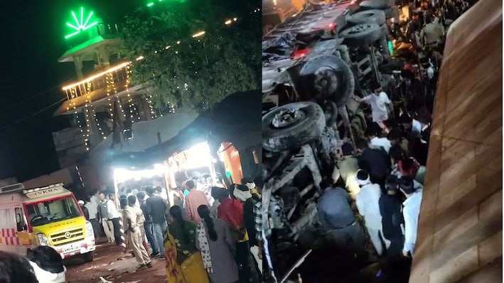 ग्वालियर में तेज रफ्तार ट्रक ने श्रद्धालुओं को कुचला, 15 लोगों की मौत... शीतला माता मंदिर दर्शन करने पहुंचे थे सभी