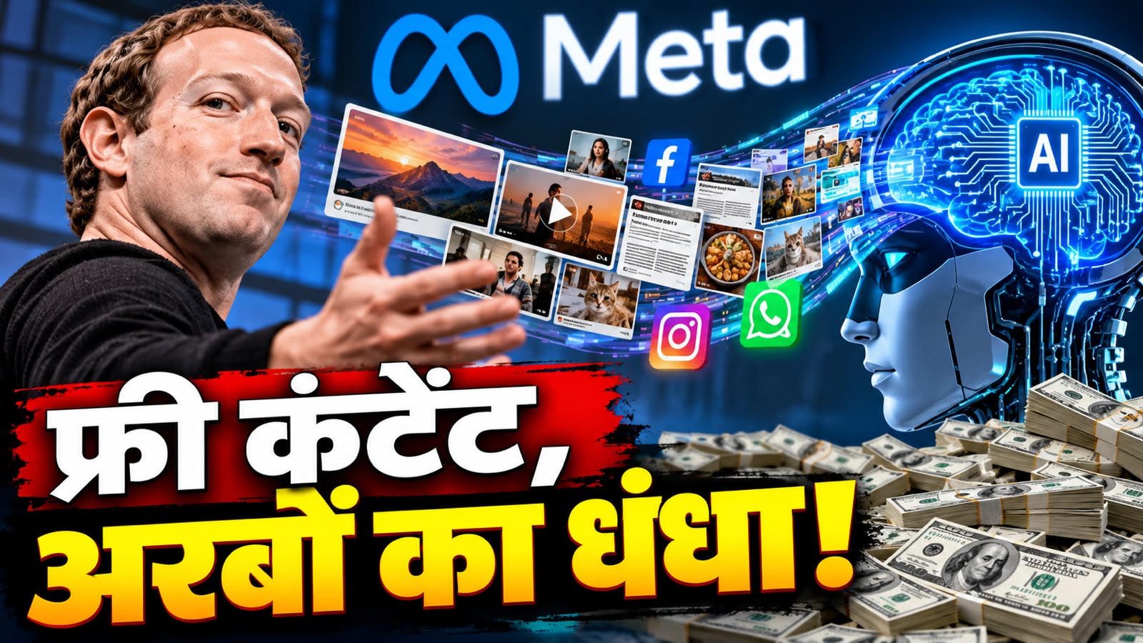 Meta की दादागिरी... बिना एक रुपया दिए आपके कंटेंट से ट्रेन होगा मार्क जुकरबर्ग का AI Meta की दादागिरी... बिना एक रुपया दिए आपके कंटेंट से ट्रेन होगा मार्क जुकरबर्ग का AI