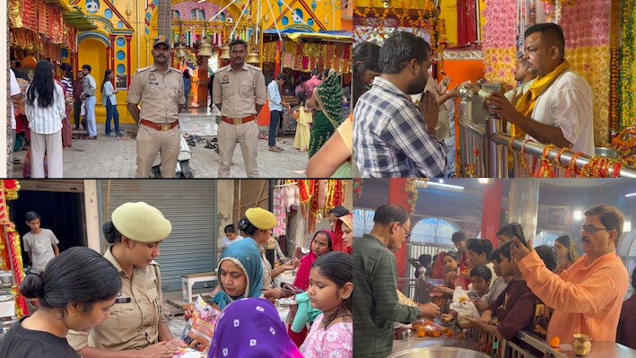 फर्रुखाबाद में अष्टमी-नवमी पर सुरक्षा के कड़े इंतजाम: 4 जोन और 14 सेक्टर में बंटा जिला, ड्रोन से होगी चप्पे-चप्पे की निगरानी