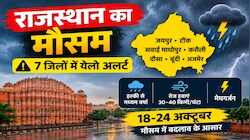राजस्थान में बदलेगा मौसम: 7 जिलों में येलो अलर्ट जारी, चलेंगी तेज हवाएं