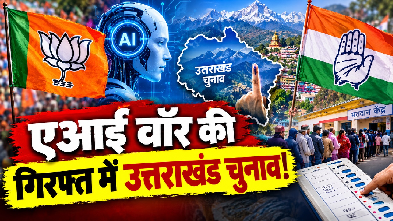 डिजिटल अखाड़ा बना उत्तराखंड: चुनावी दंगल से पहले एआई की जंग, कांग्रेस के आरोपों पर BJP का 'जैसे को तैसा' पलटवार डिजिटल अखाड़ा बना उत्तराखंड: चुनावी दंगल से पहले एआई की जंग, कांग्रेस के आरोपों पर BJP का 'जैसे को तैसा' पलटवार