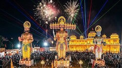 रांची में जलेगी 2 मंजिला सोने की लंका, इस बार 70 फीट ऊंचे रावण का होगा दहन