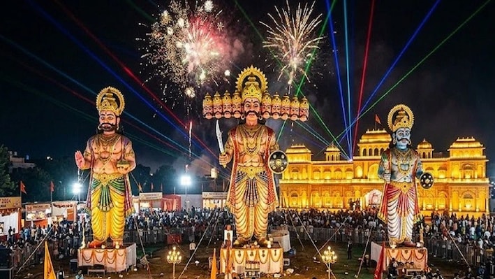 रांची में जलेगी 2 मंजिला सोने की लंका, इस बार 70 फीट ऊंचे रावण का होगा दहन