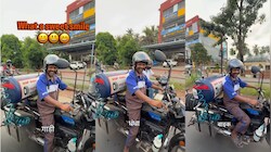 न दुकान का किराया, न कोई टेंशन: बाइक पर ही खोल दिया चलता-फिरता पंचर सेंटर; कमाई जान उड़ जाएंगे होश