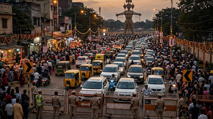 जंबूरी मैदान में 101 फीट, कोलार में 105 फीट... भोपाल में 18 जगह होगा रावण दहन, घर से निकलने से पहले देख लें ट्रैफिक रूट