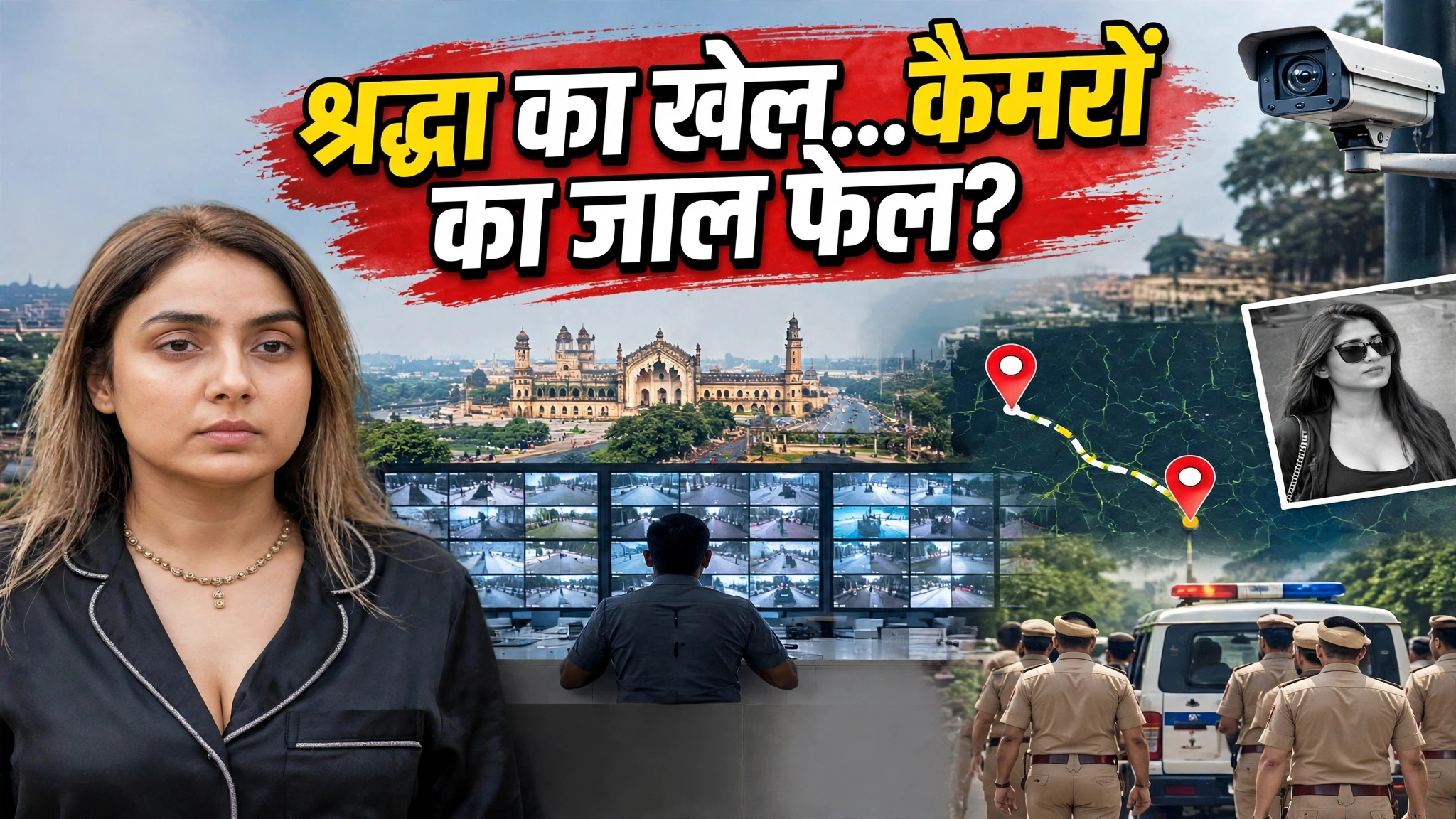 लखनऊ में 9 हजार CCTV और 1461 AI कैमरे: श्रद्धा दुबे को खोजने में रहे नाकाम, आगरा में मिली आखिरी लोकेशन लखनऊ में 9 हजार CCTV और 1461 AI कैमरे: श्रद्धा दुबे को खोजने में रहे नाकाम, आगरा में मिली आखिरी लोकेशन