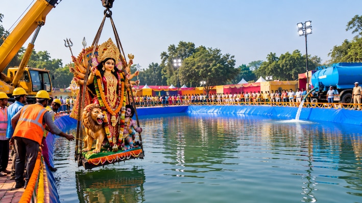 21 अक्टूबर को होगा दिल्ली में मां दुर्गा का विसर्जन, 81 कृत्रिम तालाब तैयार; जानें क्या हैं इंतजाम